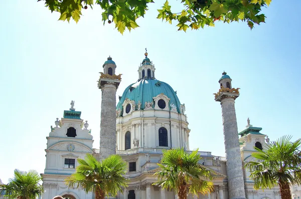 Karlskirche στη Βιέννη — Φωτογραφία Αρχείου