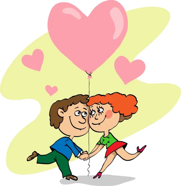 Sevgililer günü, aşk — Stok Vektör