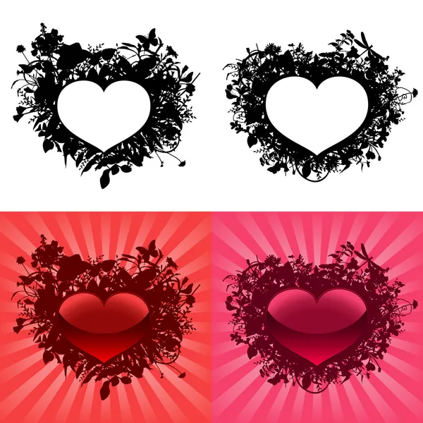 Coeurs Pour Saint Valentin Vecteur — Image vectorielle