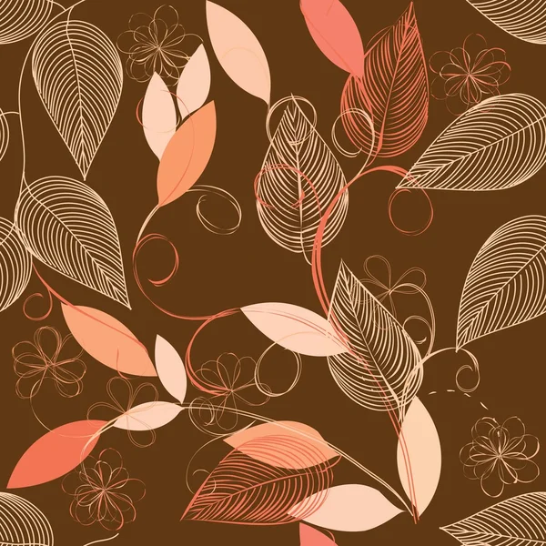 Floral repetition — Stock Vector