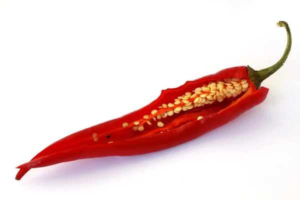 The cut red pepper — Stock Photo, Image