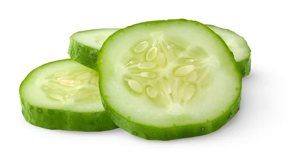 Slices of cucumber — Stock Photo, Image