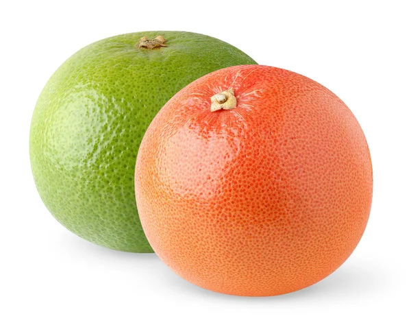 Två grapefrukter — Stockfoto