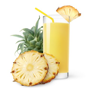 Pineapple juice clipart