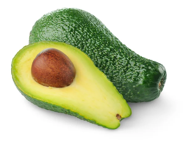 Avocado Isolated White — Stock Photo, Image
