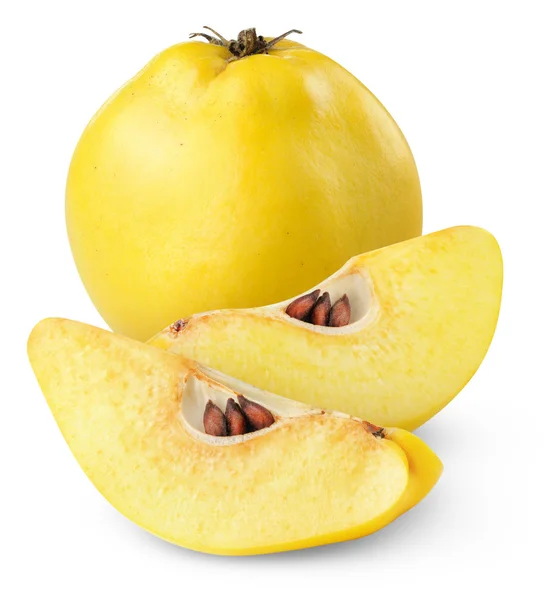Quince Fruits Isolated White — Stock Photo, Image