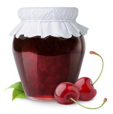 Cherry jam clipart