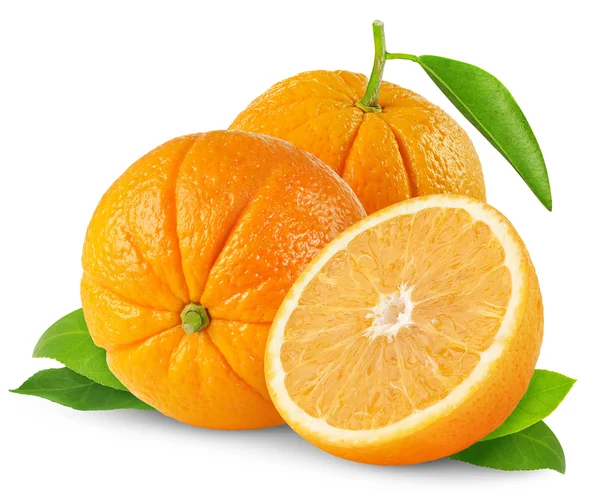 Dva pomeranče — Stock fotografie