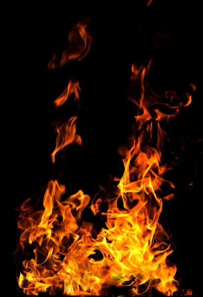 火场上的篝火 — 图库照片