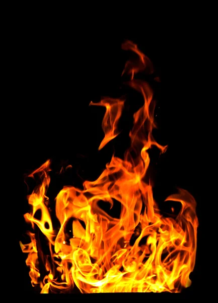火场上的篝火 — 图库照片