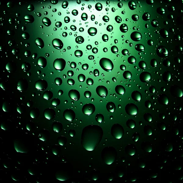Água verde cai fundo — Fotografia de Stock