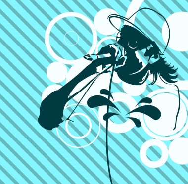 Rap Music Illustration clipart