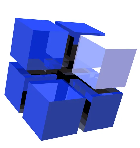 Les cubes — Image vectorielle