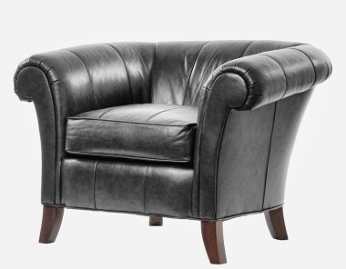 Leather arm chair clipart