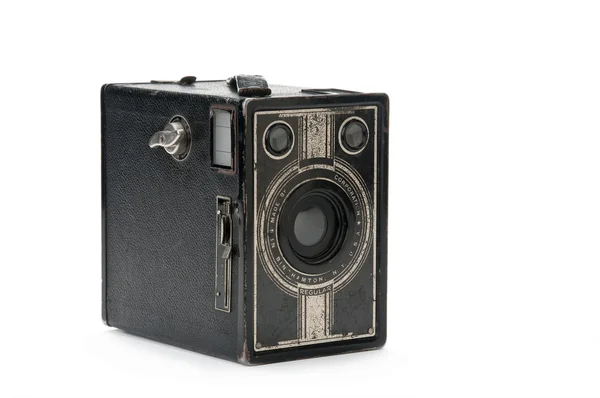 Αντίκες κάμερα κουτί — Φωτογραφία Αρχείου