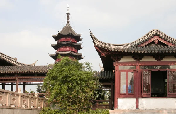 Kina. Det gamle kinesiske tempel - Stock-foto