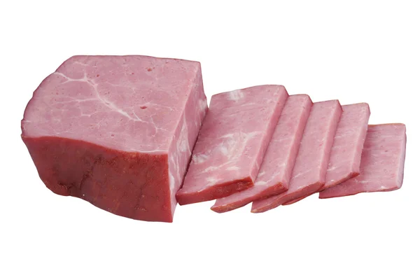 Kawałek wędzonego mięsa — Zdjęcie stockowe