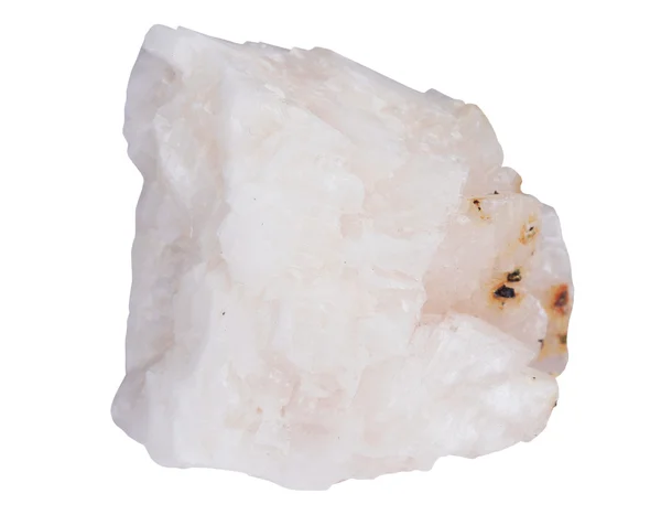 Minerale Dolomiet Geïsoleerd Een Witte Achtergrond Rechtenvrije Stockafbeeldingen