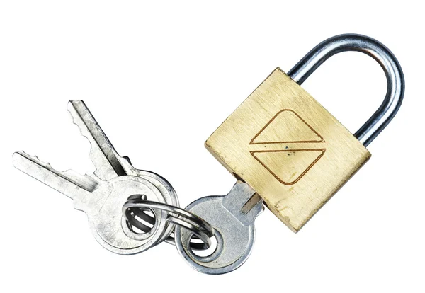 Lås och nycklar — Stockfoto