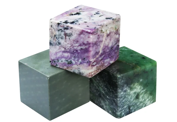 Кубики мінералів — стокове фото