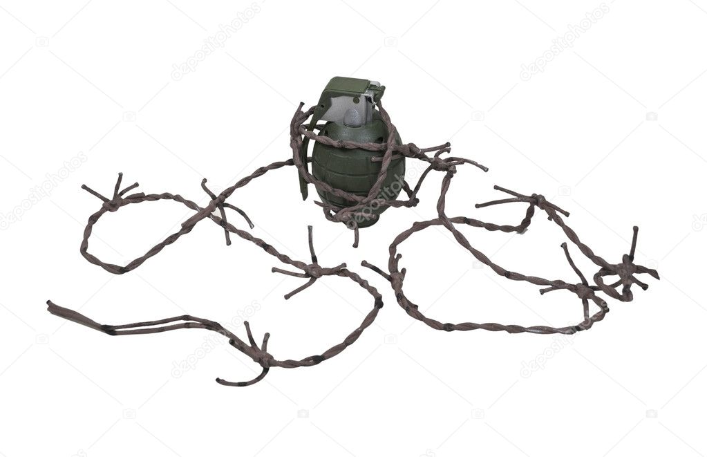 Grenade and Barbed Wire