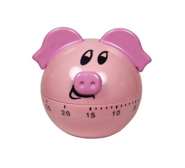 Temporizador Piggy — Fotografia de Stock
