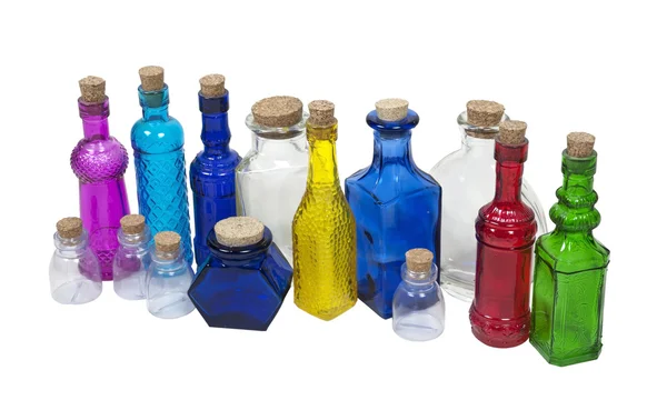 Колекція барвисті пляшка — стокове фото