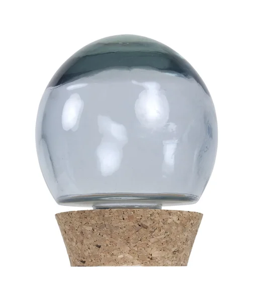 Glass orb met kurk stop — Stockfoto
