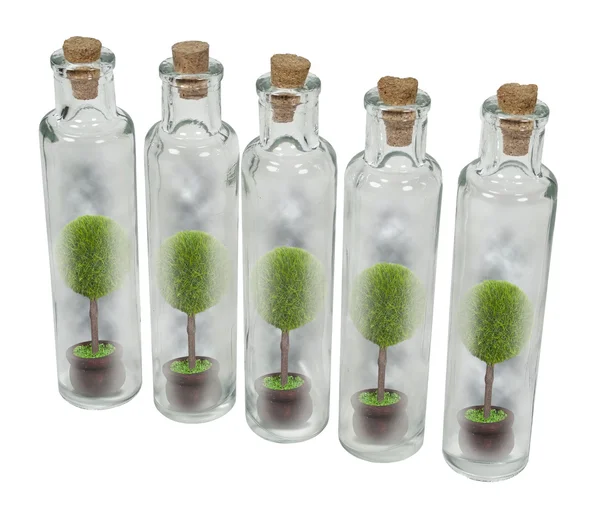 Természetvédelmi üvegek — Stock Fotó