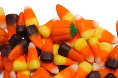 Candy Corn and Pumpkins clipart