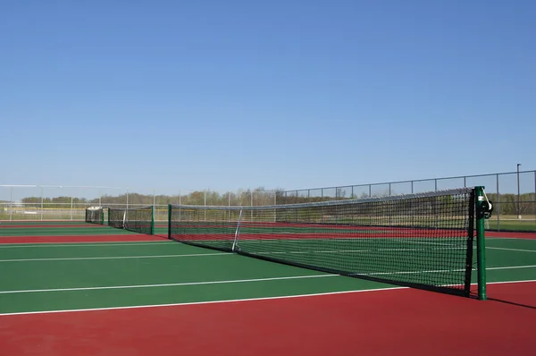 Теннисные корты — стоковое фото
