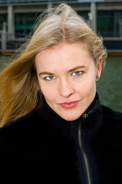 Portret Młodej Kobiety Rosyjski — Zdjęcie stockowe