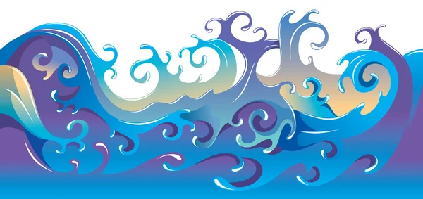 Sea waves background — Stock Photo, Image