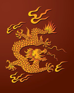 Chinese dragon clipart