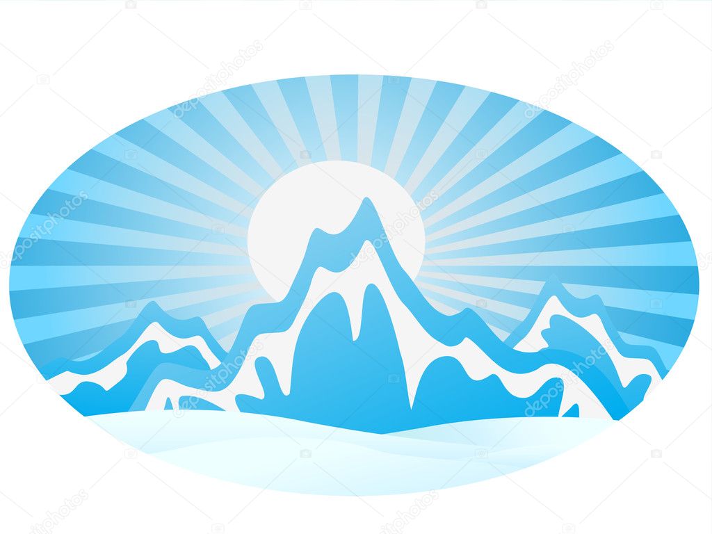 Ice Mountain Range