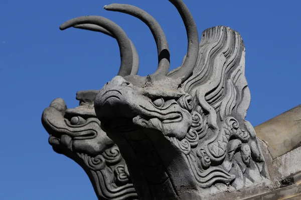 Draken staty mönster — Stockfoto