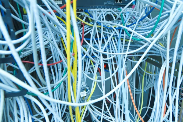Кабели Ethernet — стоковое фото