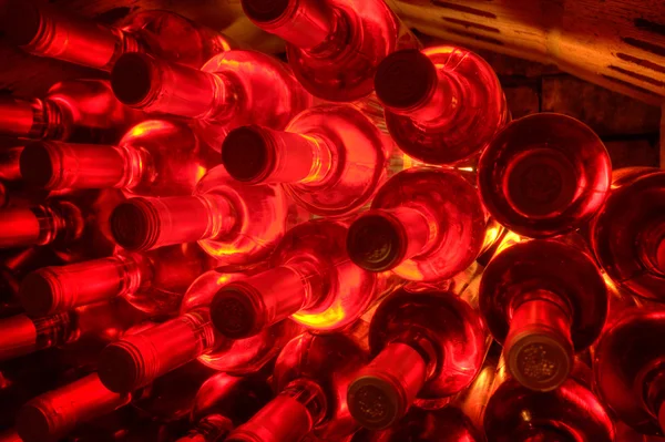 Бутылки с вином. — стоковое фото