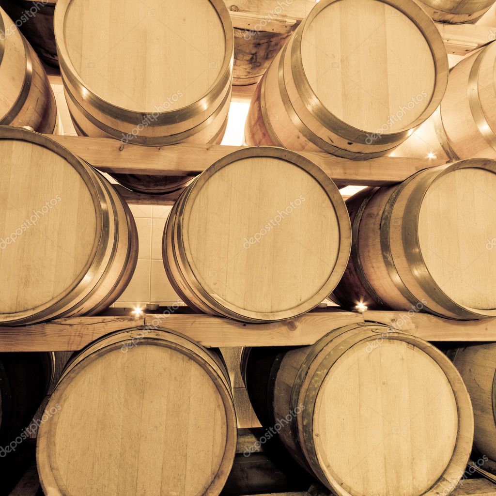 Wine barrels Stock Photo by ©kubais 4393863