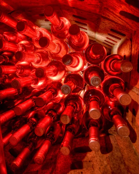 Bottiglie di vino — Foto Stock