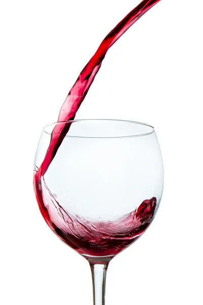 stock image Pouring red wine