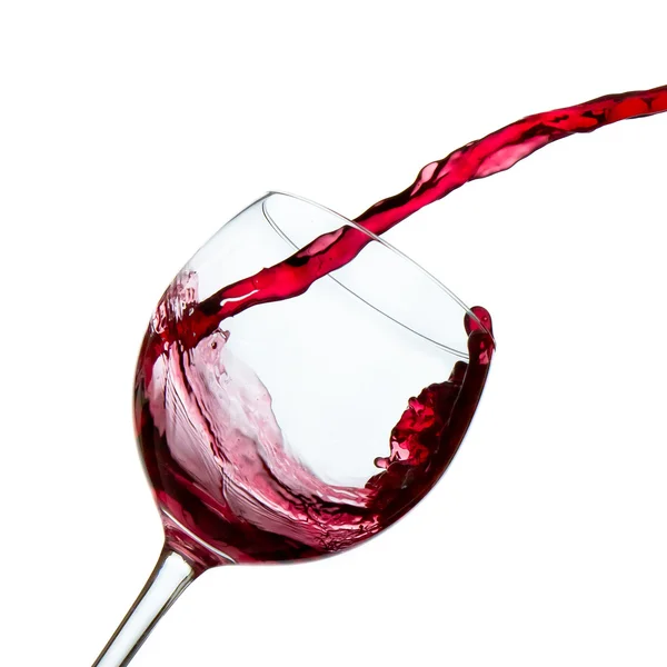 Vörös bor öntése — Stock Fotó
