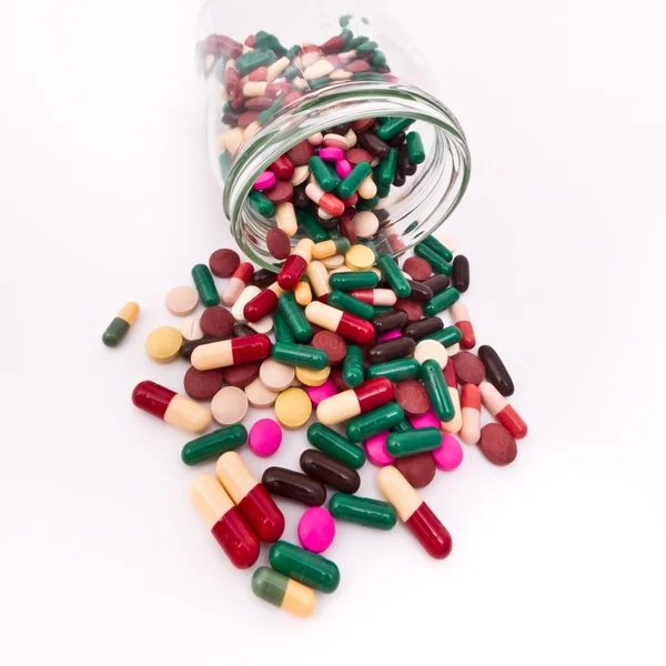 Tablets and capsules — Stock Photo, Image