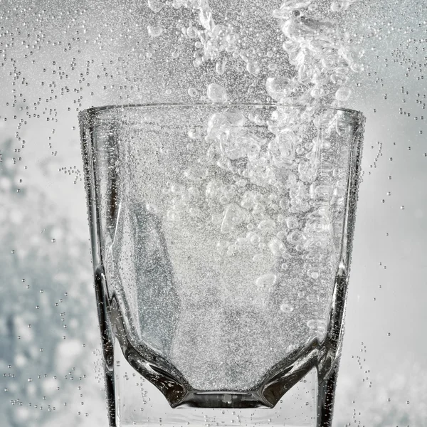 stock image Glass with bubbles