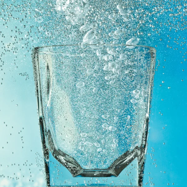 Stock image Glass with bubbles