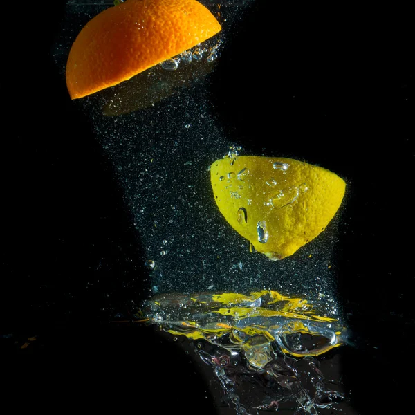 Spruzzi di frutta — Foto Stock