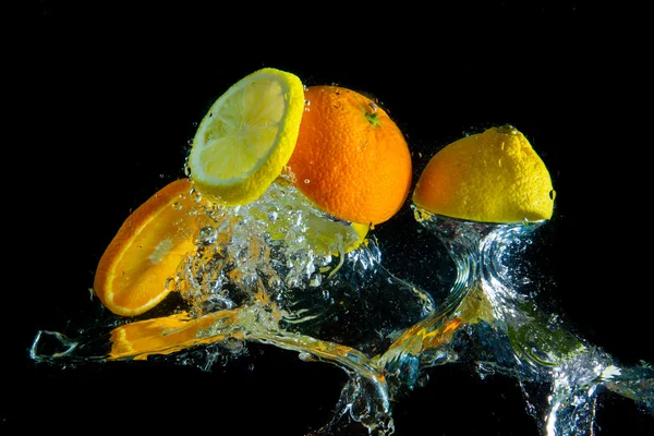 Splash φρούτων — Φωτογραφία Αρχείου