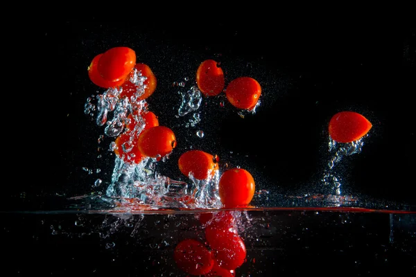 stock image Tomatoe splash