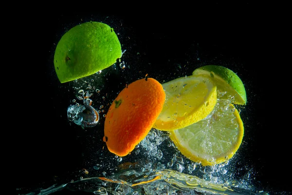 Fruit splash — Stock Photo, Image