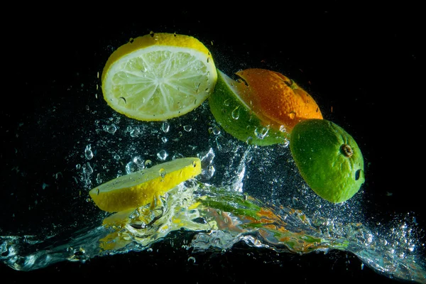 stock image Fruit splash